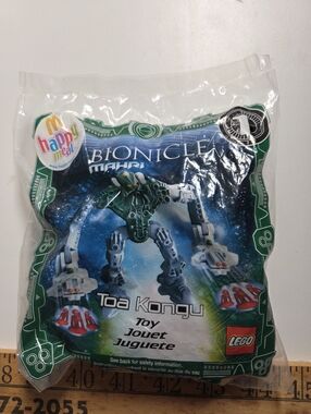 New 2007 McDonald's Happy Meal TOY BIONICLE MAHRI TOA KONGU #1 Sealed Lego